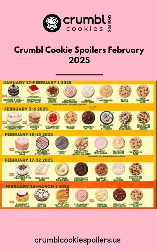 Crumbl Cookie Spoilers February 2025